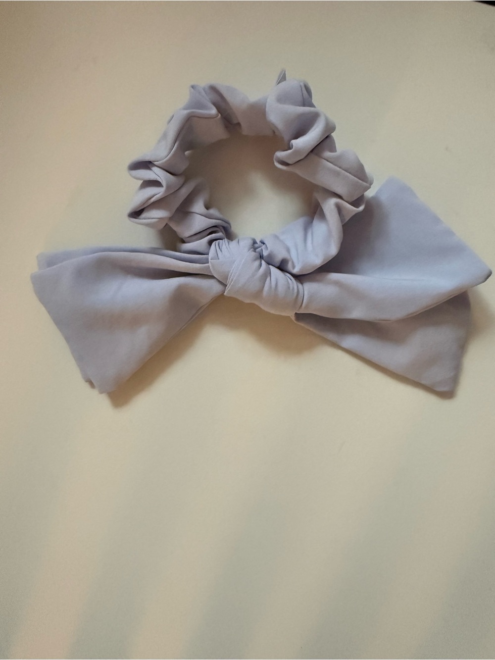 lululemon athletica light blue Bow Scrunchie Hair Tie